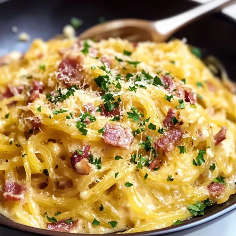 Spaghetti Squash Carbonara