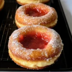 Strawberry Cheesecake Stuffed Donuts