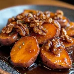 Walnut Maple Roasted Sweet Potatoes